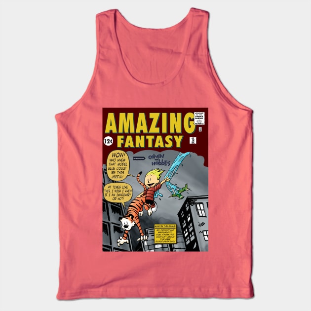 Calvin and his Amazing Friend Parody Tank Top by Ihlecreations